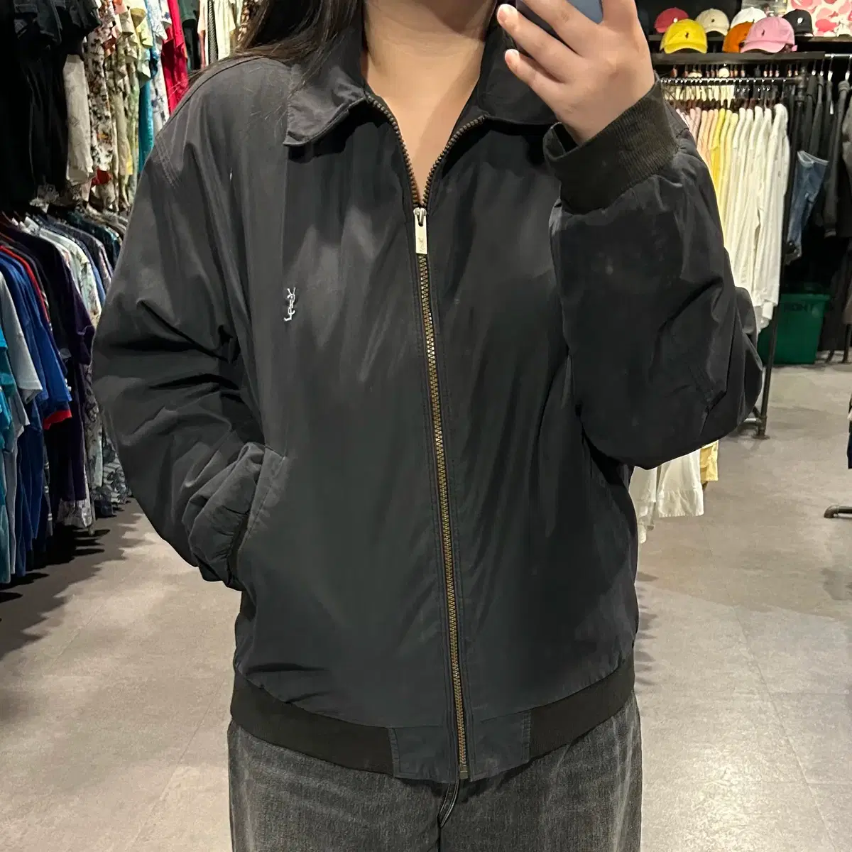 152) YSL サンローランビンテージボンバージャケット